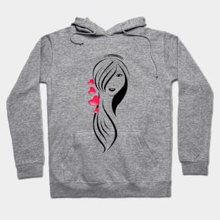 beauty girl Hoodie